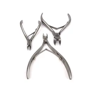 Nail Cuticle Nail Nipper High Quality Manicure Tools Silver Nail Cuticle Nipper Professional Stainless Steel Cuticle Cutter Trimmer
