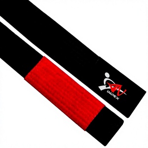 Brazilian Jiu Jitsu Belts 100% Cotton GI Belts for Karate Clothing Custom Logo and Color Martial Arts Wear - Product Image 1