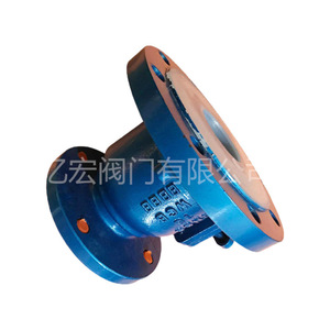 Vannes Yihong, vanne de décharge doublée de fluor F46, 160 degrés Celsius, type à double sens avec clapet anti-retour, pour le transfert de milieux corrosifs - Product Image 1