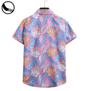 เสื้อฮาวายผู้ชายลายอนิเมะ BETHERIVAL แห้งเร็ว ระบายอากาศดี สไตล์อโลฮ่า แบบสั่งทำพิเศษ - Product Image 2