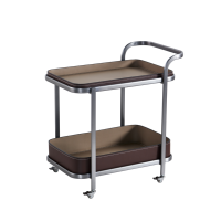 Table de canapé double face avec chariot de rangement mobile, meuble de salon personnalisé, étagère d'angle