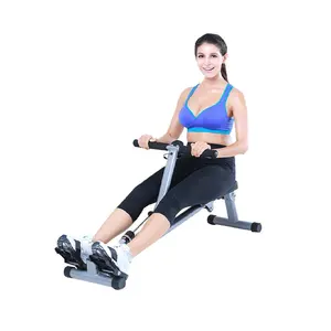 Fitness Rower Exercício Edição Dobrável Home Cardio Workouts Remo Máquina