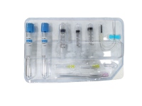 Kit de tubes de séparation de plasma pour animaux de compagnie à usage unique stérile, ensemble complet avec embouts de prélèvement de liquide et support d'échantillons pour le soin des chats et des chiens