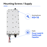 Module amplificateur de puissance GaN 50W 6000-8000M pour la défense et la désamorçage anti-drone