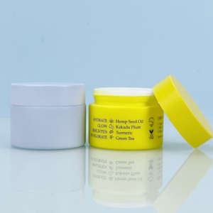 Crème pour les yeux cosmétique de luxe en pot de verre avec logo sérigraphié, design personnalisé, 15g 20g 30g 50g, pot en verre opale blanc avec bouchon à vis - Product Image 4