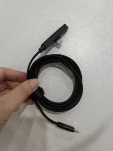 Neues Design 5ft 2-in-1 240W Schnellladekabel Typ-C Nylon-Ummantelung Telefonständer 90° Winkel 360° Rotation Multi-Winkel Kompatibel - Product Image 6