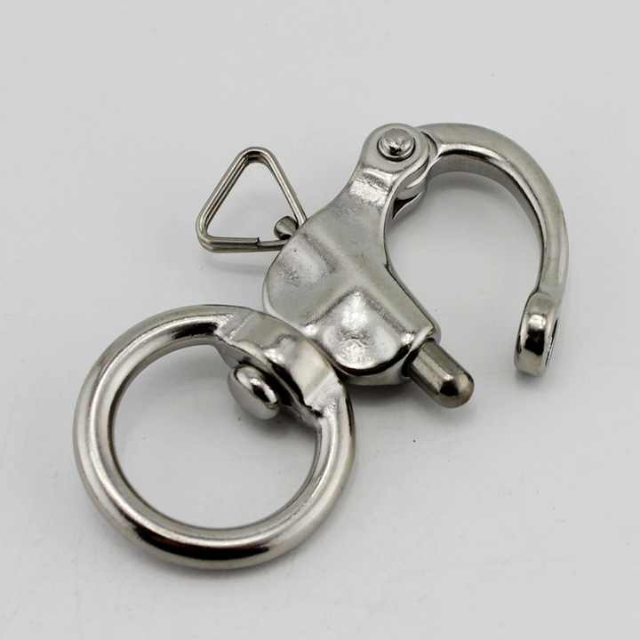 Factory Quick Release Stainless Steel Round Swivel Snap Shackle for Sailing Boats Spinnaker ...