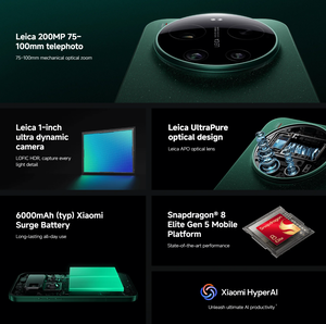 Meilleures ventes - <span class=keywords><strong>Smartphone</strong></span> 5G Xiao Mi 17 Ultra version mondiale - Écran 6,9 pouces - Snapdragon 8 Elite Gen 5/6000 mAh/90 W/Photographie haut de gamme/NFC - Product Image 6