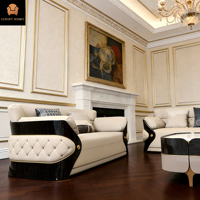 Foshan Fabrik Direktvertrieb Luxus Chesterfield Sofa-Set - Echtes Leder Modernes Design für Apartment Hotel Villa Nutzung