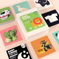 Cartes d'inspiration visuelle personnalisées pour l'éducation précoce des enfants, noir et blanc, 0-3 mois, cartes flash éducatives pour bébés
