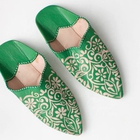 Chaussures babouches pour femmes en cuir véritable marocain, tendance paleo chic, nouveau design, légères pour l'intérieur et l'extérieur