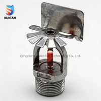 Tête de sprinkler vertical Kunan pour système d'extinction d'incendie, prix d'usine avantageux, sprinkler automatique