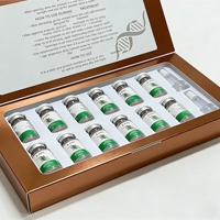 Boîtes cadeaux de luxe en papier de qualité supérieure pour flacons de peptides de 3 ml, 5 ml, 10 ml, ensemble d'emballage pour flacons de recharge