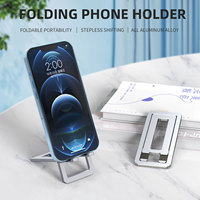 Support de téléphone portable pliable et portable en alliage d'aluminium, réglable en hauteur, antidérapant, pour bureau - Offre Spéciale