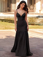Robe de soirée Balry nouvelle collection été, respirante, sexy, à col halter, dos nu, coupe sirène/trompette, pour femme
