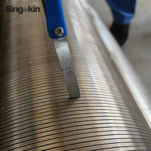 Filtre à eau en acier inoxydable à 30 ou 40 fentes avec fil en forme de C et enroulement <span class=keywords><strong>Coanda</strong></span> pour puits - Product Image 3