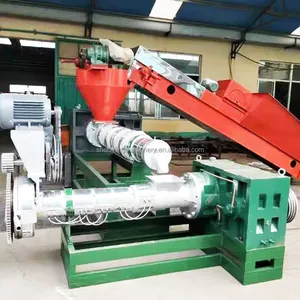 Línea de peletización de película reciclada automática Granulador de máquina de peletización de materia prima de gránulos de plástico PP/PE