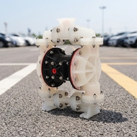 Pompe AODD en polypropylène haute efficacité 1'' S1FB3P2PPUS000 avec diaphragme en PTFE, résistante à la corrosion, auto-amorçante, industrielle
