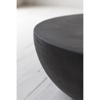 Table basse de salon scandinave en béton noir Table basse de maison moderne
