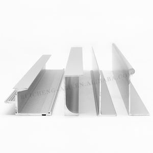 Tombantes — meuble à traction cachée en <span class=keywords><strong>Aluminium</strong></span>, pour étagères de douche, profil de poignée en acier, 10/14 - Product Image 1