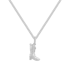 Collar de Bota Vaquera Antideslustre, Joyería Personalizada, Collar con Colgante de Zapato - Product Image 1
