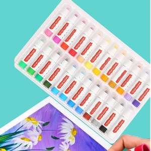 Juego de 6, 12, 24, 36, 48 Colores, Pintura Témpera Sólida de Secado Rápido Personalizada, Barra de Pintura Lavable para la Cara - Product Image 5