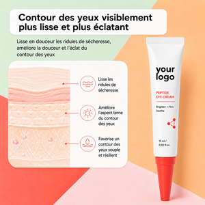 Crema de Ojos con Colágeno y Péptidos ODM Premium Antienvejecimiento, Iluminadora, para Líneas Finas, Hidratante, para Piel Seca y Sensible - Product Image 5