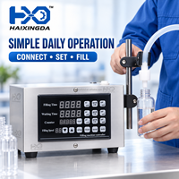 Machine de remplissage de liquides compacte, remplisseuse automatique de bouteilles à buse unique pour l'eau, le jus, l'huile, le parfum et les liquides de nettoyage ménager