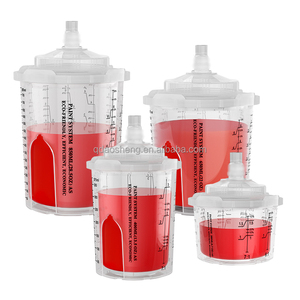Kit Completo de Vaso Mezclador de Pintura de Plástico de 200 ml con Alimentación por Gravedad, Desechable, para Pistola de Pulverización, OEM - Product Image 3