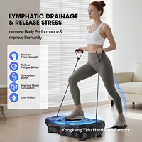 Appareil de vibration électrique amincissant pour le ventre et la taille, machine de fitness à domicile à vibration intégrale, télécommande, charge maximale 150 kg