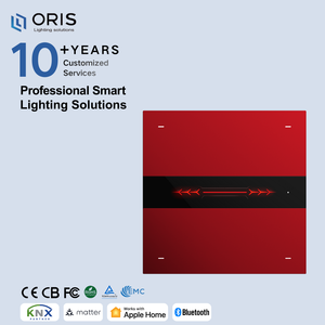 Interruptor Inteligente para el Hogar LTECH, Pantalla Táctil OLED, Panel de Control Inteligente, Interruptor Inteligente Matter, Zigbee, <span class=keywords><strong>Google</strong></span> Home, para Uso en Hoteles - Product Image 1