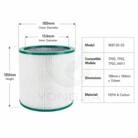 OEM/ODM SuzhouYJ Suku Cadang Pengganti Filter Pembersih Udara HEPA Kustom # 968126-03 untuk Dys TP00/TP02/TP03 Tinggi