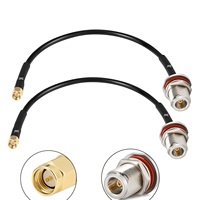 Conector macho TNC, conector RP hembra Coaxial, para rg6, rg58, lmr200, lmr400, RF, Cable Pigtail