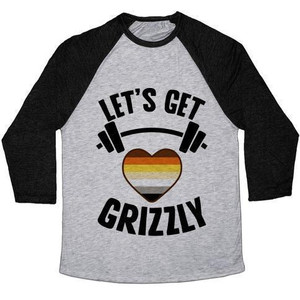 Let's Get Grizzly Unisex Tri-Blend <b>Baseball</b> <b>Tee</b> - Product Image 1