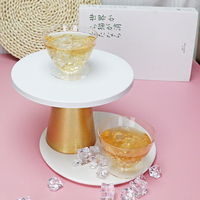Ventes chaudes Gobelets en plastique transparent Gobelets en plastique jetables pour desserts