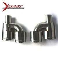 SS304 Stainless Universal Exhaust Muffler, Exhaust Pipes