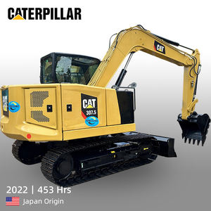 Excavatrice Caterpillar <span class=keywords><strong>307</strong></span>.5 Next Gen d'occasion, d'origine japonaise, CAT <span class=keywords><strong>307</strong></span> <span class=keywords><strong>307</strong></span>.5E, 7 tonnes, 8 tonnes, mini pelle sur chenilles, rétrocaveuse, excavatrice - Product Image 1
