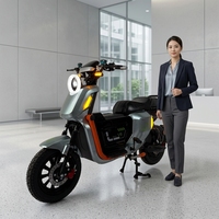 Nouveau modèle d'exportation de scooter électrique U2, véhicule de mobilité personnelle, moto, vélo électrique à deux roues avec batterie.