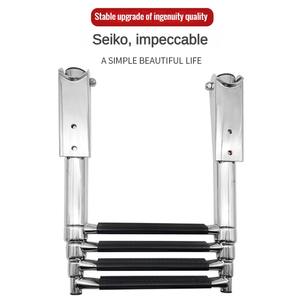 Accesorios de escalera de embarque 316, lancha rápida de acero inoxidable, yate, escalera de Surf plegable oculta, escaleras de lanzamiento - Product Image 6