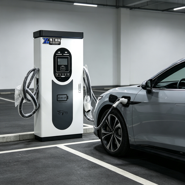 Factory Sale New Dual-Gun AC EV Charging Station 7kW/11kW/22kW IP54 Commercial Use with 2-Year Warranty