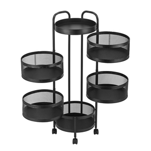 Étagère <span class=keywords><strong>rotative</strong></span> KSY pour le rangement des légumes et des fruits, étagère <span class=keywords><strong>rotative</strong></span> à 360 degrés, espace de rangement multi-niveaux, étagère <span class=keywords><strong>rotative</strong></span> - Product Image 4