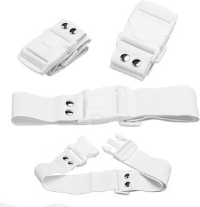 Ceinture Ihram Modefa - Ceinture élastique réglable avec boucle en plastique non cousue pour hommes - Essentiels pour le Hajj - Blanc - Product Image 4
