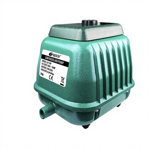 Pompe à <span class=keywords><strong>air</strong></span> électromagnétique RESUN LP avec boîtier métallique, double chambre à haut débit d'<span class=keywords><strong>air</strong></span>, réduction du bruit multi-étages pour l'aquaculture - Product Image 1