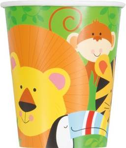 Ensemble <span class=keywords><strong>de</strong></span> <span class=keywords><strong>vaisselle</strong></span> <span class=keywords><strong>jetable</strong></span> Animal <span class=keywords><strong>de</strong></span> <span class=keywords><strong>la</strong></span> forêt fête à thème Jungle Safari Zoo bannière décoration enfants faveurs fournitures d'anniversaire - Product Image 4