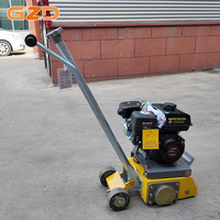 GZD OEM Scarificateur à béton thermique portatif 13 CV, largeur de travail 200 mm, profondeur de travail 0-5 mm, machine à fraiser les routes