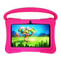 Hadiah terbaik untuk anak-anak, laptop pintar Pc Tab Mini 7 inci Android 10.0 Quad Core 2GB + 32GB Wifi 7"
