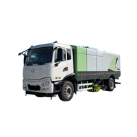 Camion balayeuse de voirie électrique pure Dongfeng 4x2, largeur de balayage 3500 mm, haute efficacité