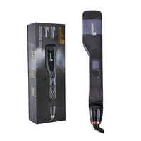 230 ° Lisseur à cheveux en céramique électrique professionnel avec logo personnalisé, fer à lisser à vapeur, chauffe rapide, plancha de cabello, vente en gros