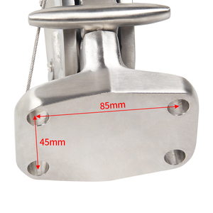 Pièces de <span class=keywords><strong>remorque</strong></span> usinées CNC, motif tête d'aigle personnalisé pour pare-chocs arrière de voiture, accessoires de fixation 85x45mm - Product Image 3