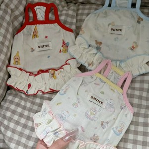 New summer styles of <b>cat</b> and dog <b>clothes</b>: cute cartoon tank tops and dresses for pets like Bichon Frise, Teddy Bear, Ragdoll, - Product Image 3